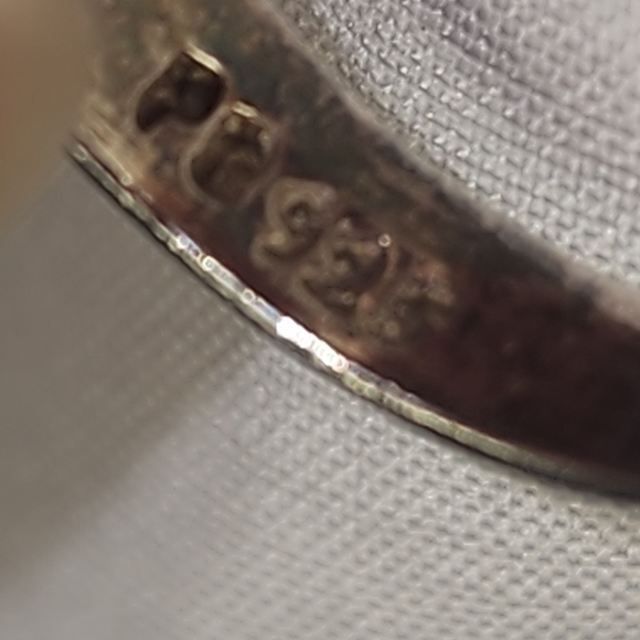 Vintage Sterling Silver Tigers Eye Stone Ring.        Size 5 1/2 - Picture 9 of 9